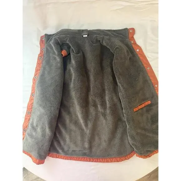 REI Women's Rust Colored Lined Vest Snap Front size Xl - Picture 4 of 5